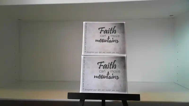 Faith can move mountains – Kortask på engelska