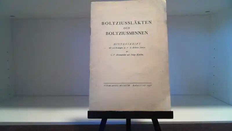 Boltziussläkten och Boltziusminnen