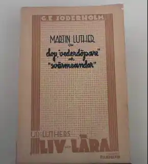 Martin Luther om dop, 